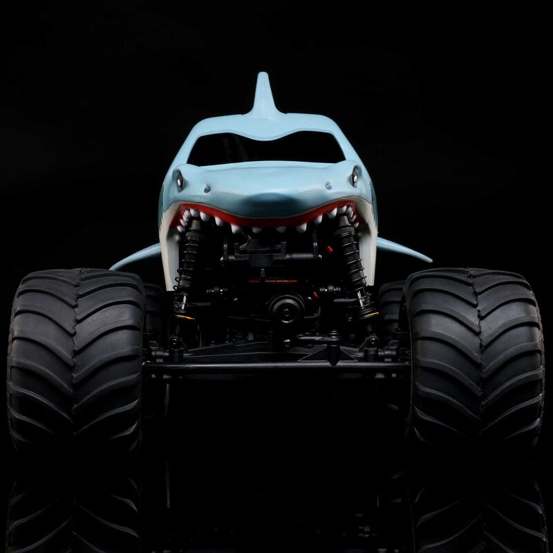 1/18 Mini LMT Megalodon 2S 4X4 RTR Brushed Monster Truck (Battery & Charger Included)