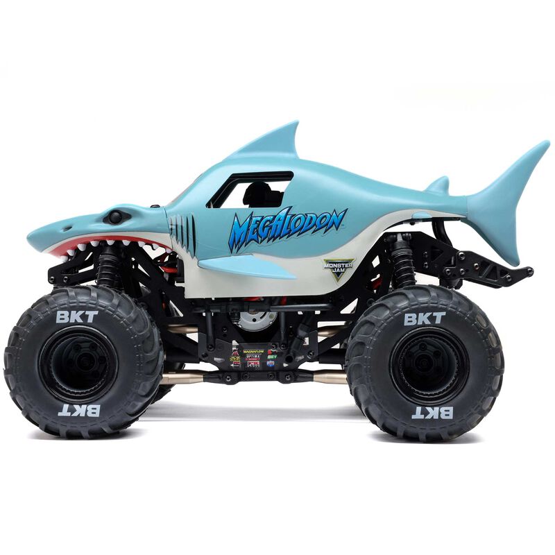 1/18 Mini LMT Megalodon 2S 4X4 RTR Brushed Monster Truck (Battery & Charger Included)