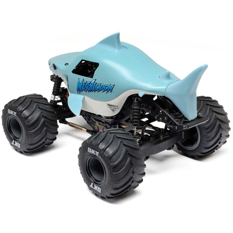 1/18 Mini LMT Megalodon 2S 4X4 RTR Brushed Monster Truck (Battery & Charger Included)
