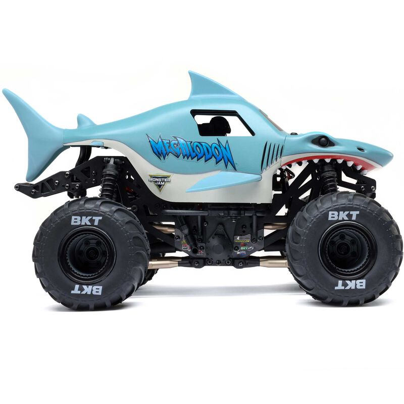 1/18 Mini LMT Megalodon 2S 4X4 RTR Brushed Monster Truck (Battery & Charger Included)