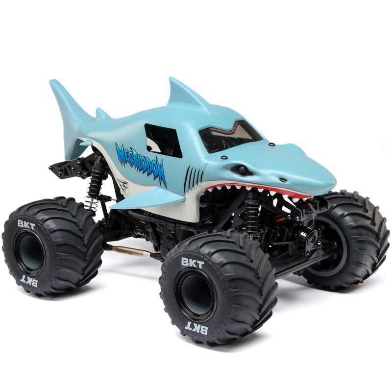1/18 Mini LMT Megalodon 2S 4X4 RTR Brushed Monster Truck (Battery & Charger Included)
