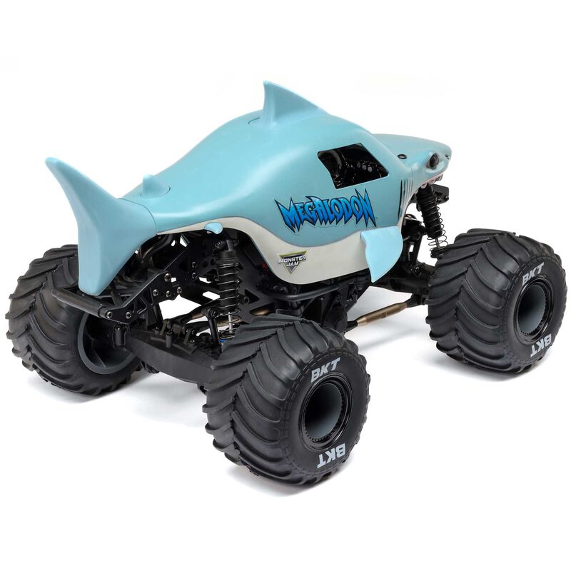 1/18 Mini LMT Megalodon 2S 4X4 RTR Brushed Monster Truck (Battery & Charger Included)