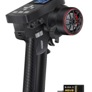 MEUS Racing ME-8B RC Transmitter 8CH 2.4GHz & M-08A Receiver for 1/8 1/10 1/18 1/24 TRX4 SCX10 TRX4M SCX24 RC Models ME-8B