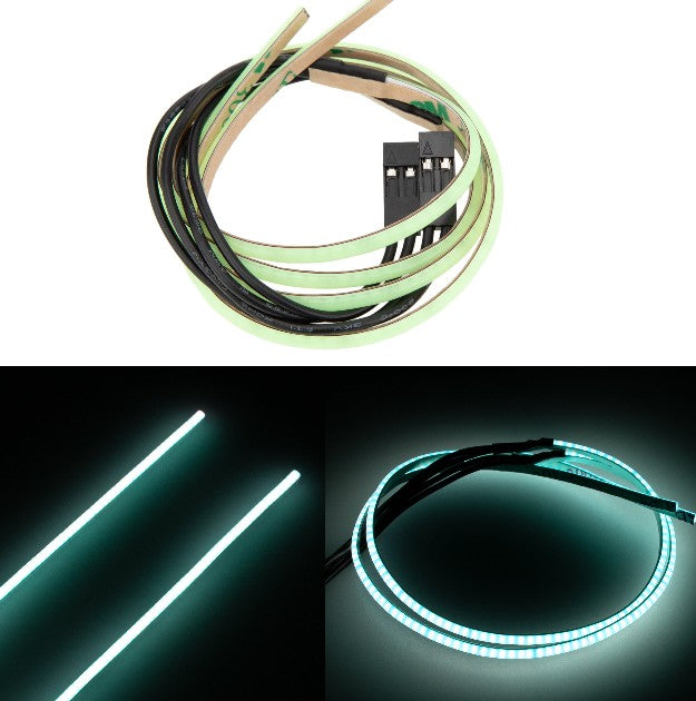 MEUS Racing RC LED Strip Colored Light Strip with Control for 1/18 & 1/24