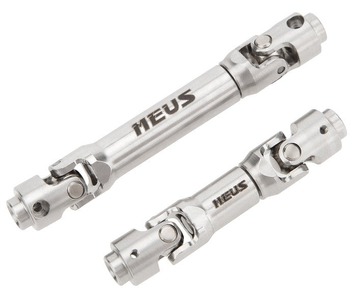 MEUS Racing SCX30 Driveshaft Metal Front Rear Drive Shafts – Silver