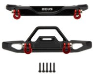 MEUS Racing Aluminum Front Rear Bumpers for 1/30 SCX30 Bronco