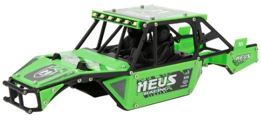 MEUS Racing SCX24 Mantis Roll Cage Body Shell Chassis Kit for 1/24 Axial SCX24 C10 Bronco Wrangler