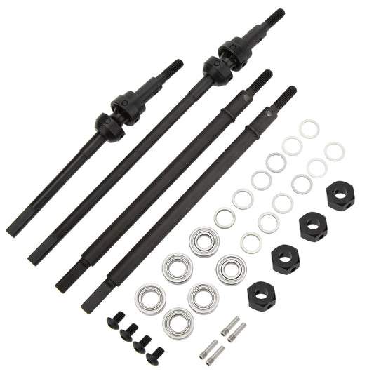 MEUS Racing Isokinetic 3-section CVD Shafts for 1/10 Vanquish H10 Optic Axle Upgrade Parts set