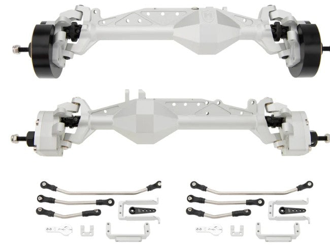 MEUS Racing CHEAT CODE Isokinetic upgrade Axles Kit Silver 4WS Axles