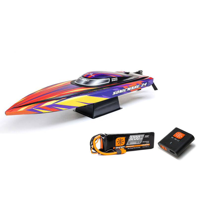 Pro Boat 24" Sonicwake Self-Right BLX Deep-V RTR (B&C Incl)