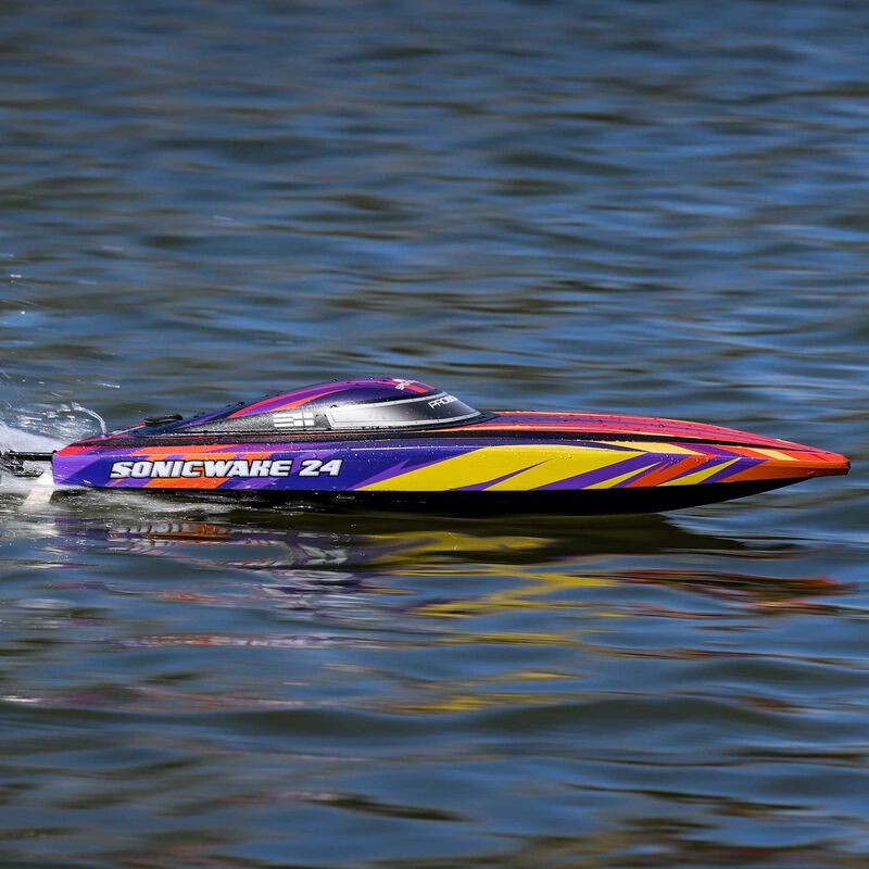 Pro Boat 24" Sonicwake Self-Right BLX Deep-V RTR (B&C Incl)