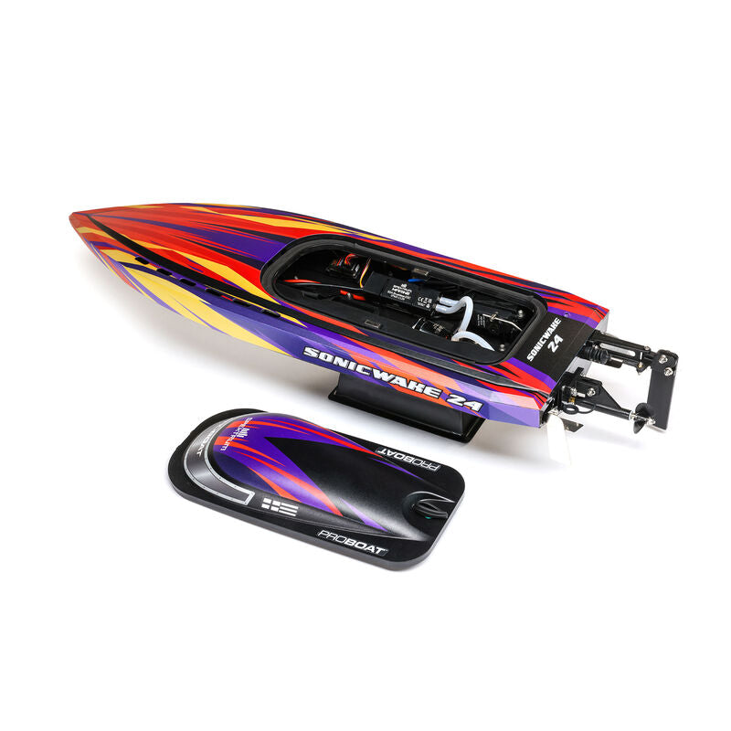 Pro Boat 24" Sonicwake Self-Right BLX Deep-V RTR (B&C Incl)