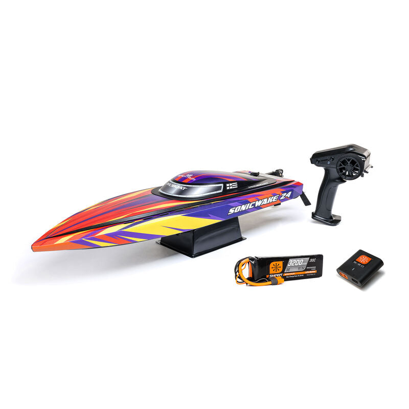 Pro Boat 24" Sonicwake Self-Right BLX Deep-V RTR (B&C Incl)