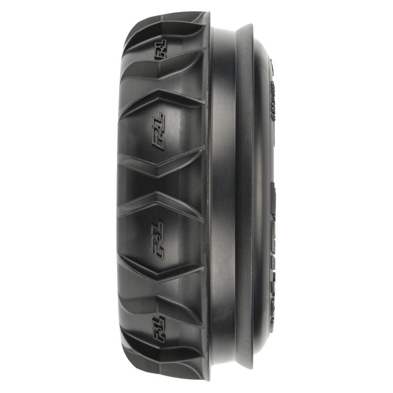 1/10 Dumont Front Paddle/Rib 2.2"/3.0" SC Mounted 12mm/14mm Black Raid (2)