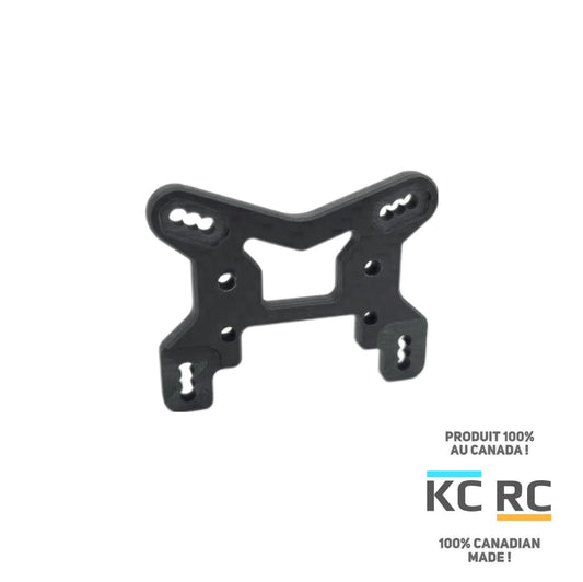 KC RC Front Carbon fiber Shock Tower (TLR 22x4)