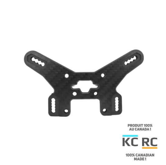 KC RC Rear Carbon fiber Shock Tower (TEKNO EB410-EB410.2)