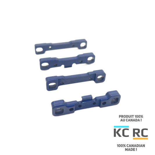 KC RC 7075 T6 Hinge pin holder block (TEKNO EB410-EB410.2 / ET410 - ET410.2)