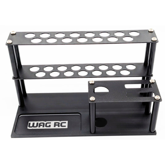 Aluminium RC tool rack (Black)