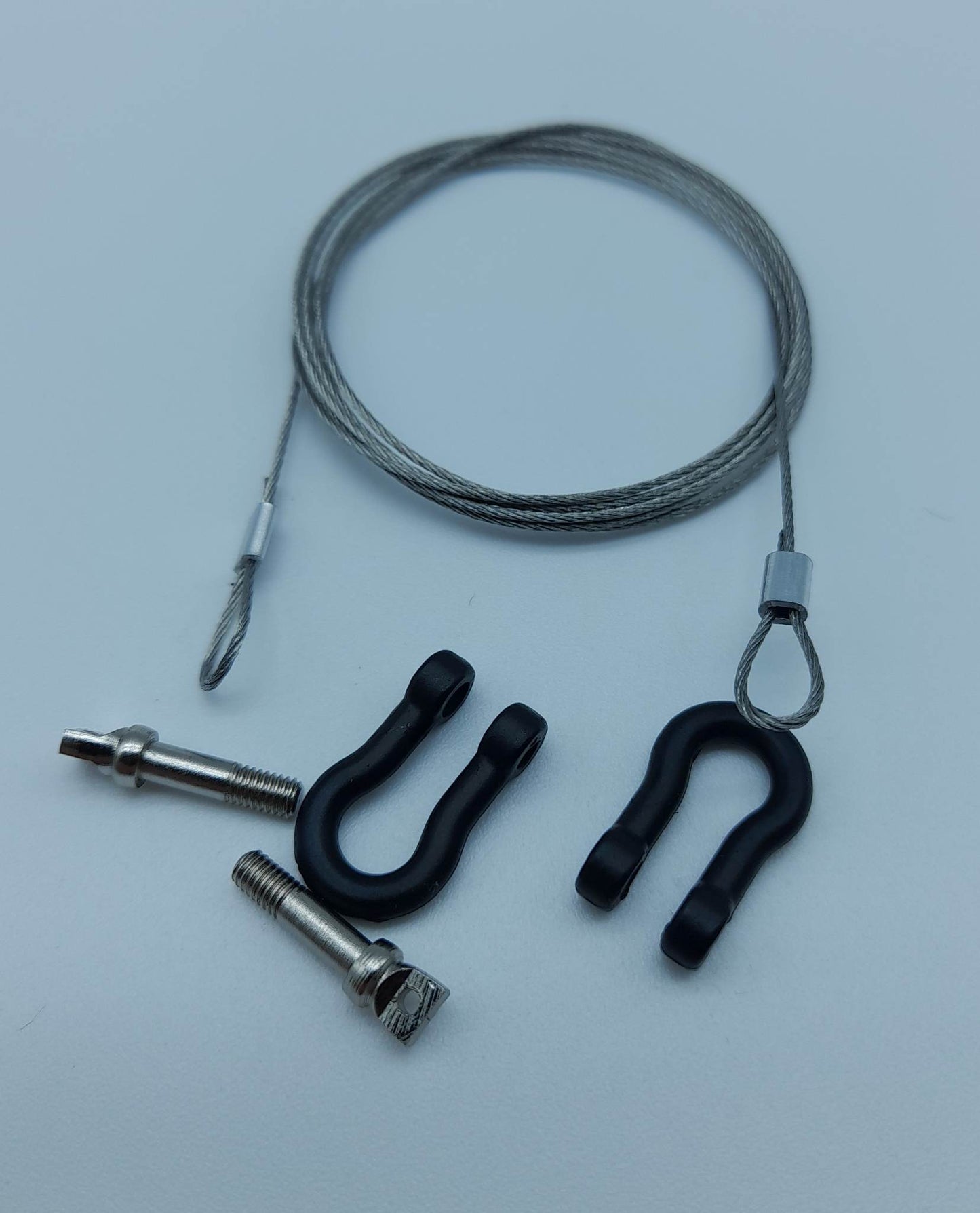 Set Of Steel Cable And Tow Hooks