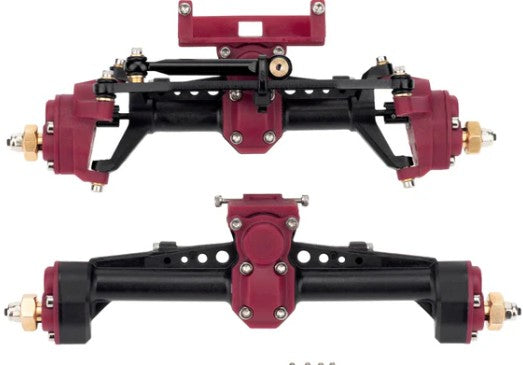 Meus Racing Plastic Nylon Axles Front/Rear Portal Axle for Axial SCX24 90081 C10 JEEP set