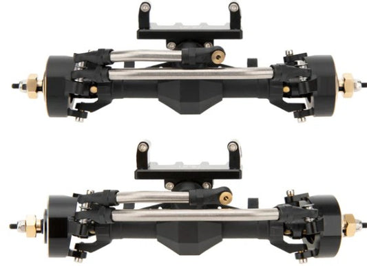 MEUS Racing Plastic Nylon Isokinetic 3-Section CVD Front Rear Axles Maximum Steering Angle 52° +5MM for SCX24 Deadbolt C10 JLU Gladiator Bronco set 4ws