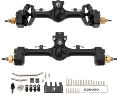 MEUS Racing SCX24 Metal Portal Front Rear Axles Wider +6.2MM