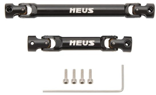 MEUS Racing Stainless Steel Drive Shafts with D-Shaped Hole For 1/24 SCX24 Jeep Gladiator Power Wagon