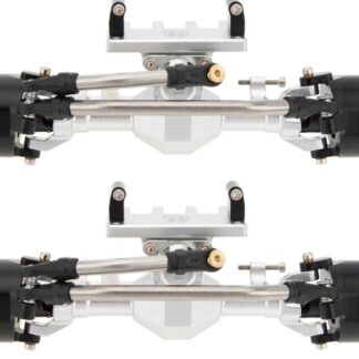 MEUS Racing Isokinetic 3-Section CVD Front and Rear Axles Maximum Steering Angle 52° Wider +5MM for Axial SCX24 Deadbolt C10 JLU Gladiator Bronco 1/24 RC Crawler Upgrade Parts