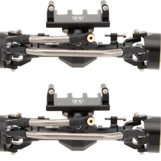 MEUS Racing Isokinetic 3-Section CVD Front and Rear Axles Maximum Steering Angle 52° Wider +5MM for Axial SCX24 Deadbolt C10 JLU Gladiator Bronco 1/24 RC Crawler Upgrade Parts