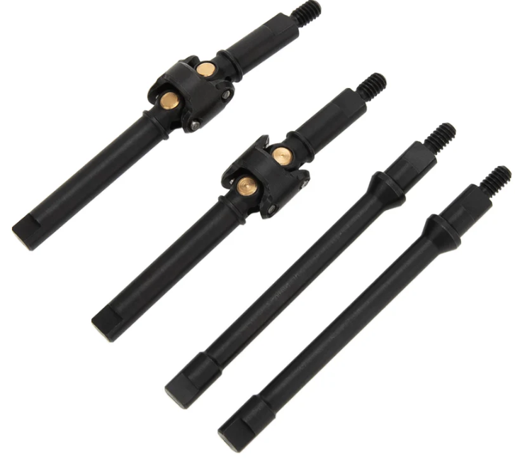 MEUS Racing SCX30 Isokinetic 3-Section CVD Shafts for MEUS SCX30 +3MM ISO Axles