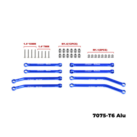 GPM AXIAL 7075-T6 ALLOY FRONT & REAR LINK SET