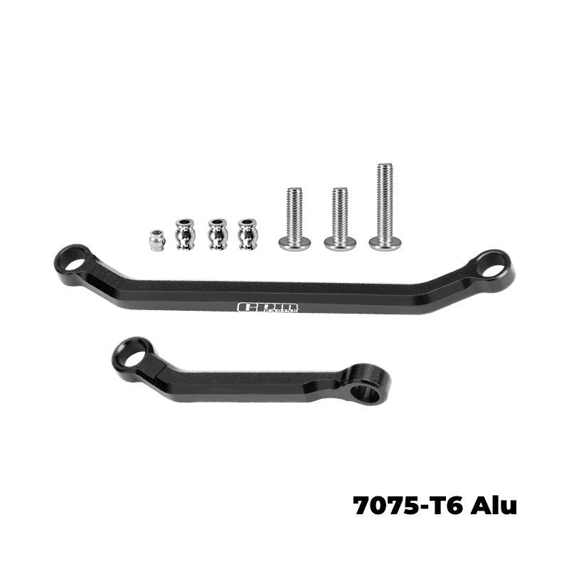 GPM AXIAL 7075-T6 ALLOY TIE ROD LINK & DRAG LINK SET