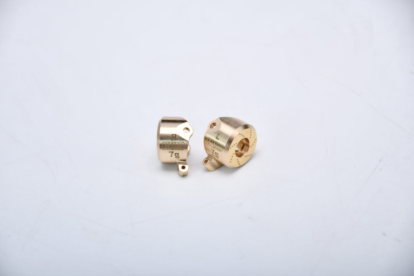 GPM Brass Front Sterring Blocks (Steering Knuckles) 7g for Axial SCX30
