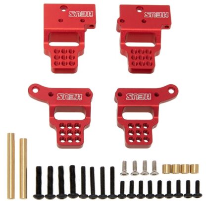 Meus Racing Aluminum Multi-hole Shock Mount Metal Adjustable Shock Tower Bracket for 1/18 TRX-4M RC Crawler set