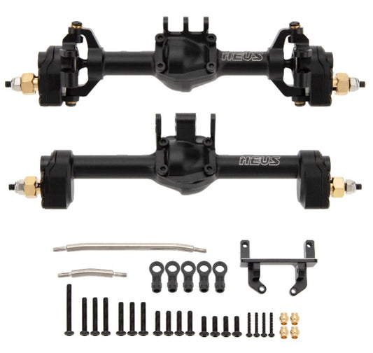 MEUS Racing TRX4M Metal Portal Axles Upgrade Ground Clearance +7MM for 1/18 TRX4M RC Cars set