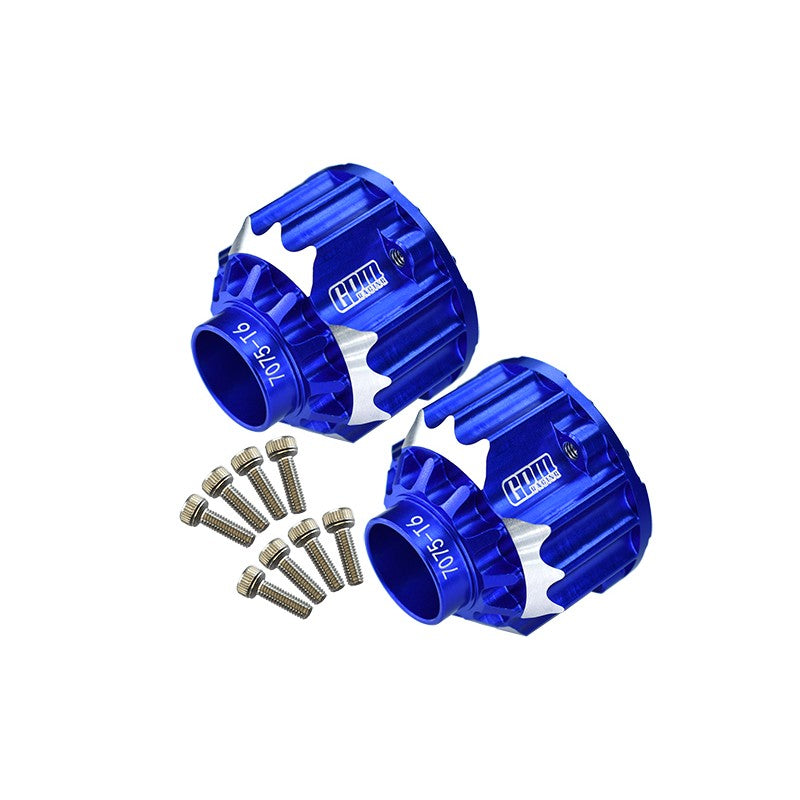 GPM Aluminium 7075-T6 Font + Rear Differential case for Traxxas X-Maxx 8S