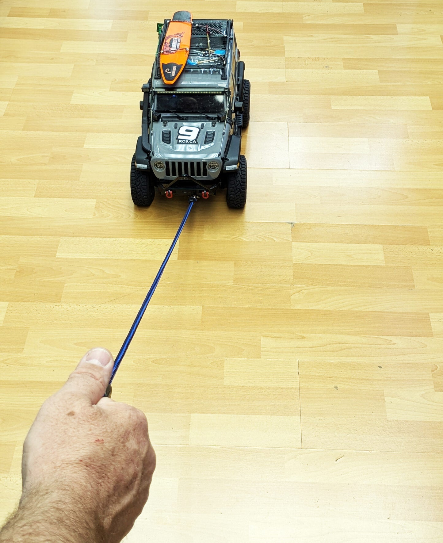 Tow rope pulling cable with hooks for 1/10, 1/8, 1/6, 1/5 RC’s