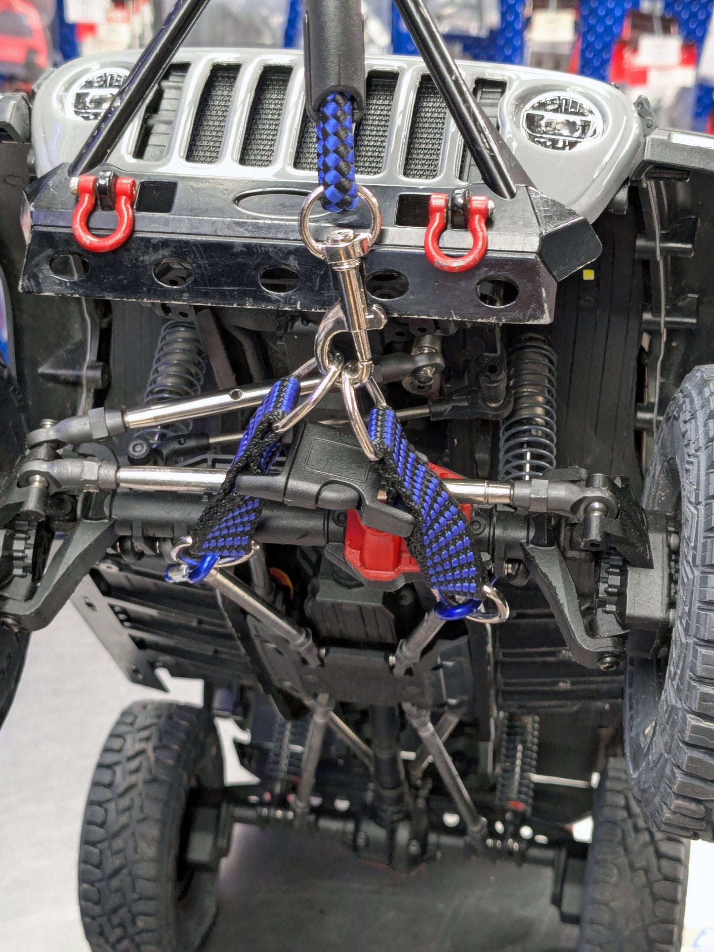 Tow rope pulling cable with hooks for 1/10, 1/8, 1/6, 1/5 RC’s