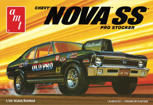 AMT 1972 Chevy Nova SS "Old Pro" 2T 1/25 Model Kit