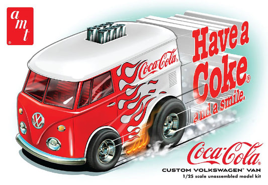 AMT 1/25 Volkswagen Van Show Rod Coca-Cola Model Kit