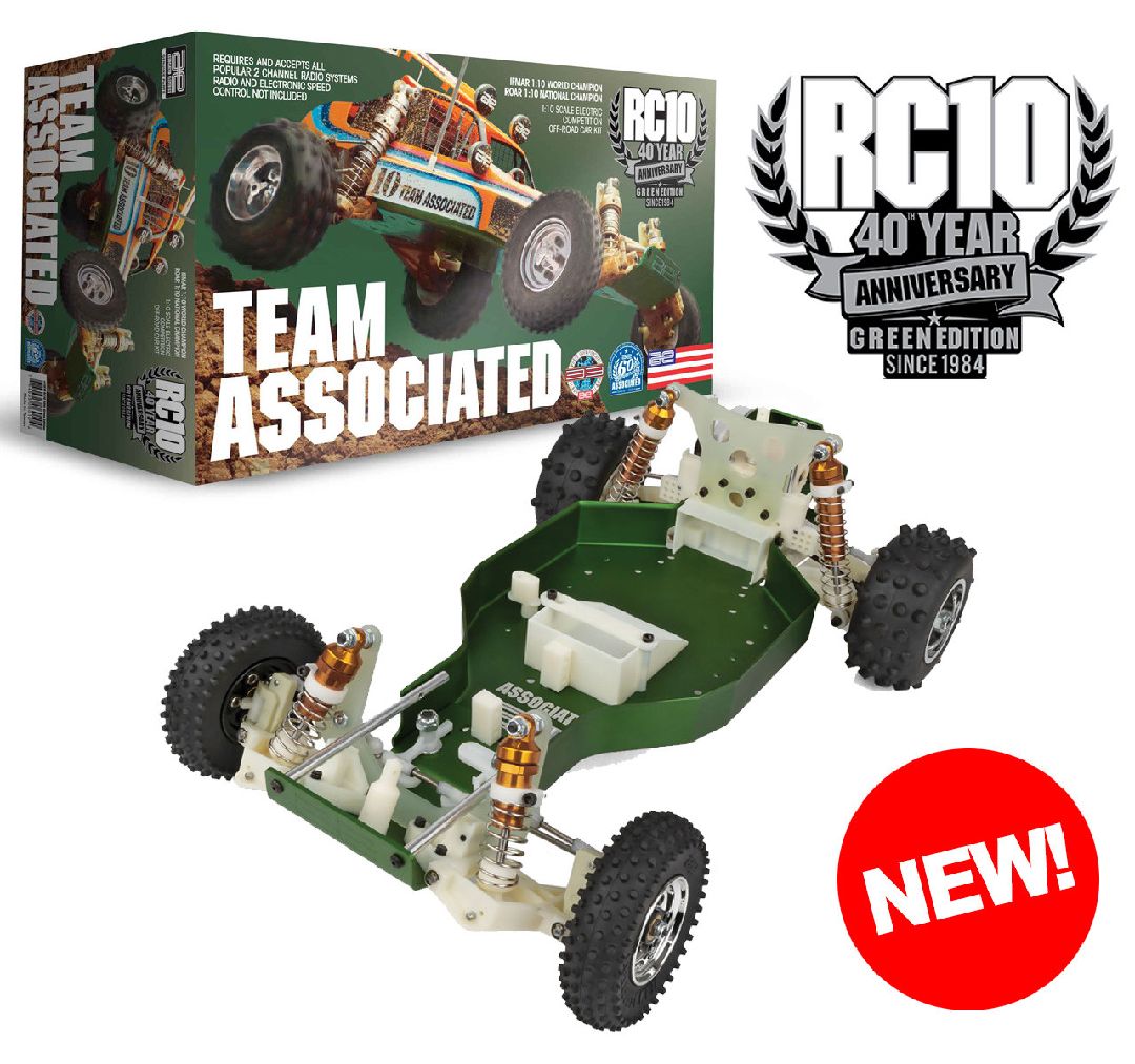 Team Associated 1/10 RC10 Green Masters 60th 2wd Kit