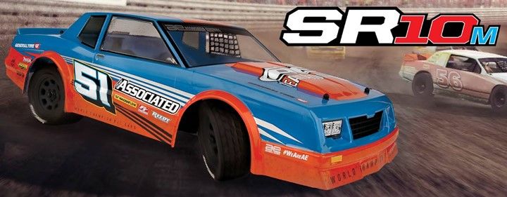 Team Associated 1/10 SR10M Dirt Oval 2wd RTR - Blue