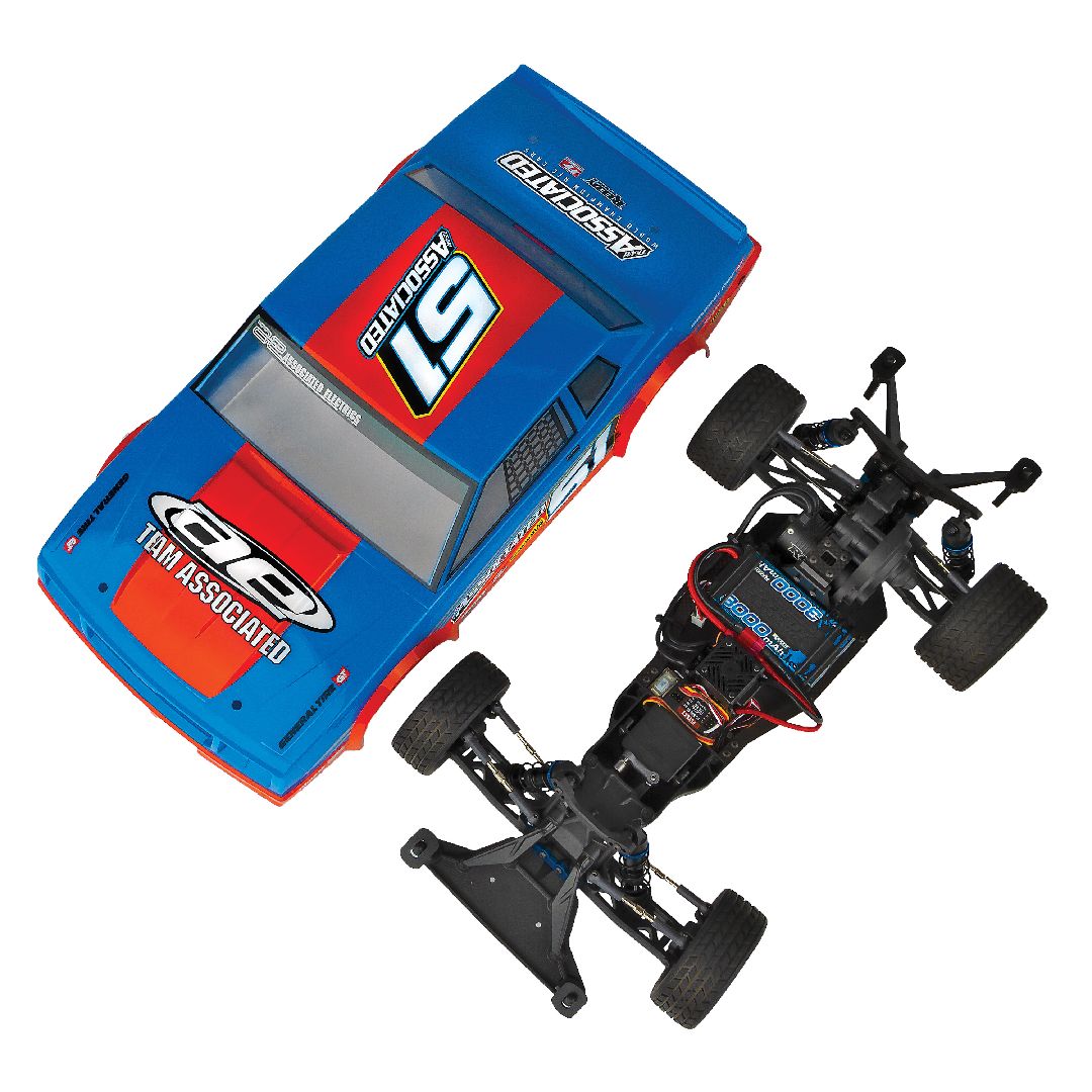 Team Associated 1/10 SR10M Dirt Oval 2wd RTR - Blue