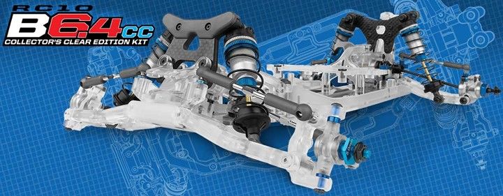 Team Associated 1/10 RC10 B6.4 Collector's Clear Edition 2wd Kit