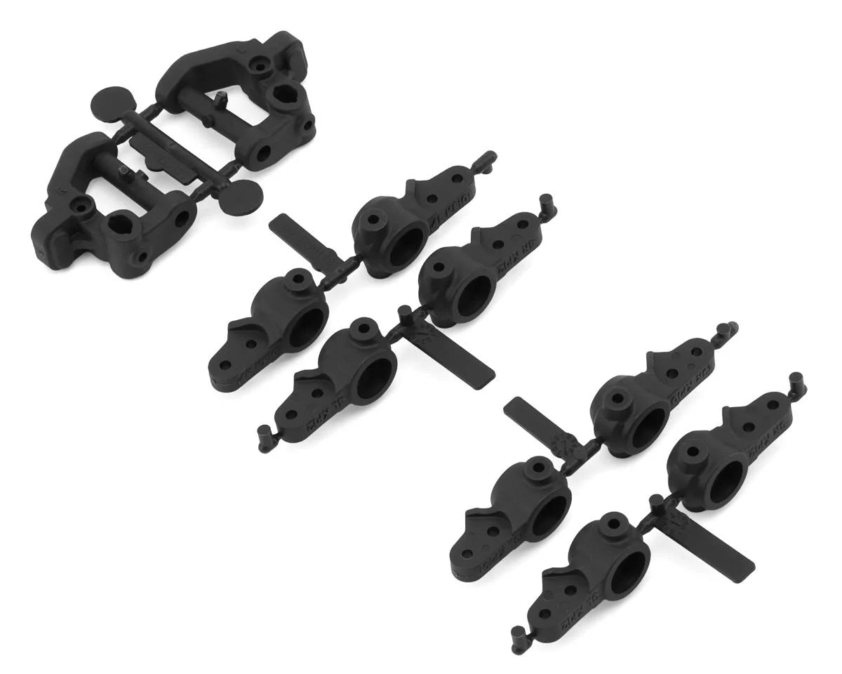 Team Associated RC10B7.1 Factory Team Carbon Caster & Steering Blocks Set