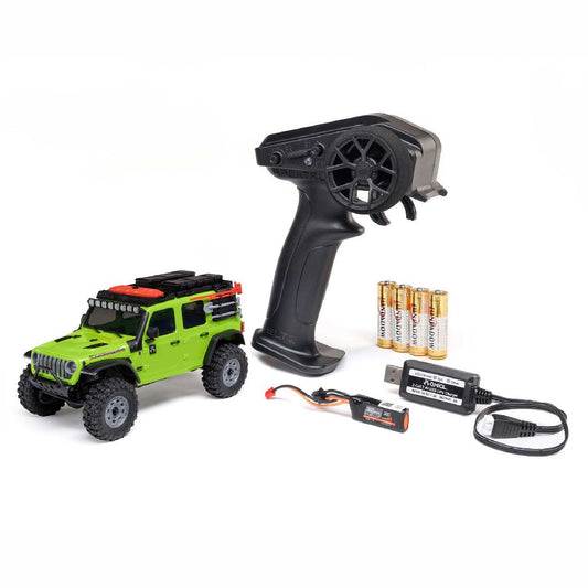 Axial 1/30 SCX30 Jeep Wrangler JLU Brushed 4x4 RTR B&C Incl