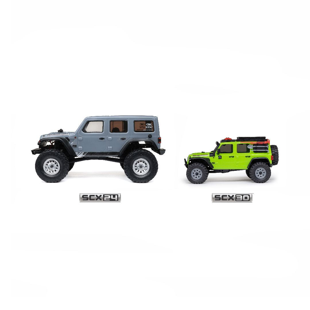Axial 1/30 SCX30 Jeep Wrangler JLU Brushed 4x4 RTR B&C Incl