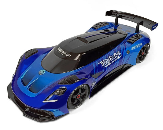 Bittydesign ARES-1 1/7 Supercar Body (Clear) (1.5mm) (Arrma InfractionV2/Limitless)