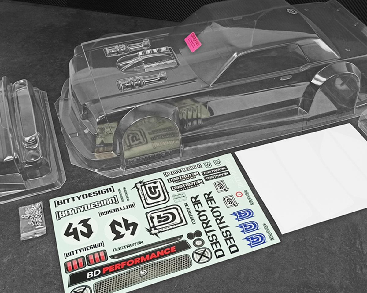 Bittydesign Destroyer 1/7 Supercar Body (Clear) (Arrma Infraction/Limitless)