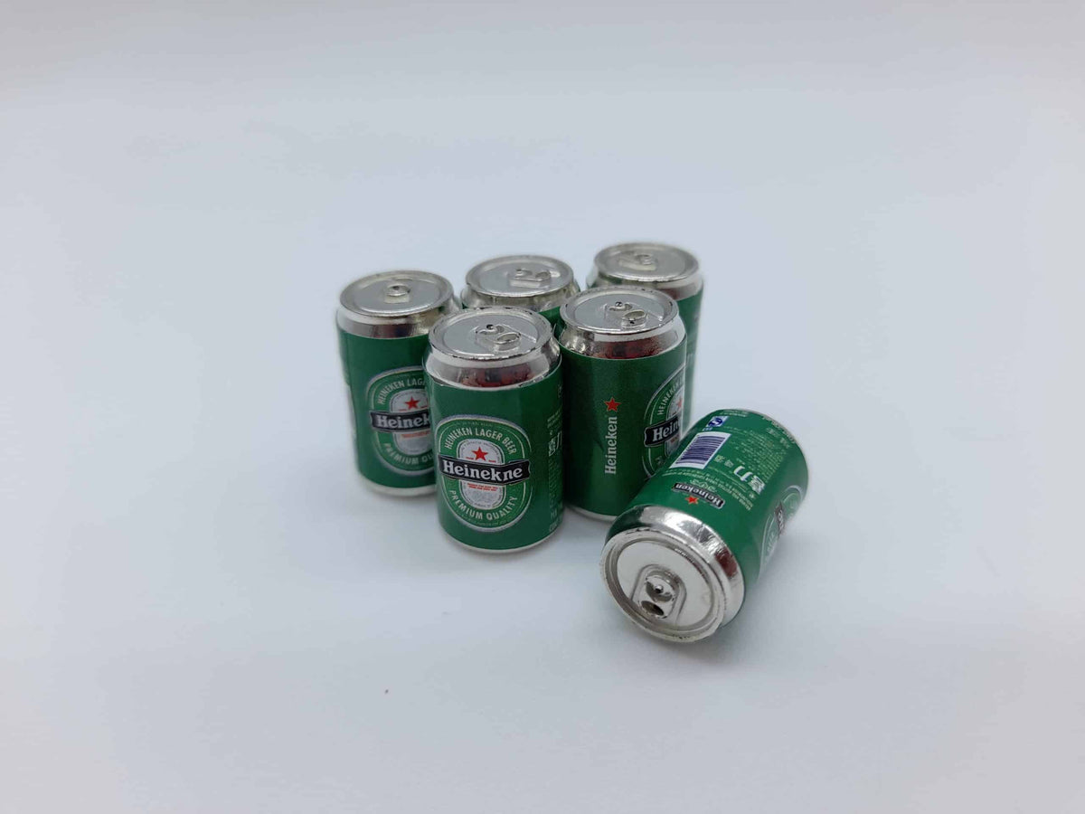 Set of (6) Beer cans 1/6